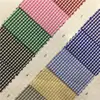 Fábrica de Origen Tela de Cuadros Pequeños Teñida en Hilo, Tela para Camisa a Cuadros de Moda para Hombre y Mujer Fabricante Mayorista My9