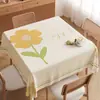 Toalha de Mesa Xadrez Impermeável e à Prova de Óleo, Não Precisa Lavar, Novo Estilo 2025, Retangular, Toalha de Mesa para Sala de Jantar Estilo Ins, Capa para Mesa de Centro, PVC, Design Simples