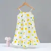 Camisón de verano para niñas, camisola fina, pijamas de princesa de dibujos animados, venta al por mayor, 2025