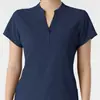 Popular na Europa e América: Roupa de trabalho médica de manga curta, uniformes cirúrgicos, uniformes de médico, uniformes cirúrgicos de sala de cirurgia, uniformes de enfermeiro, elástico e confortável