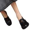 Mocasines Camellia para Mujer con Tacón Grueso, Estilo Otoño e Invierno 2026, Zapatos Retro de Piel sin Cordones de Tacón Alto para Viajar al Trabajo