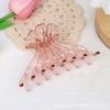 Pinza para el pelo elegante y transparente de estilo coreano, accesorio para el pelo con forma de flor francesa, grande, para la parte trasera