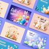 Cartões de Páscoa em Inglês Transfronteiriços, Bênçãos de Feriado, Lembrancinhas, Presentes, Decorações Florais de Parede, Cartões de Agradecimento