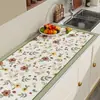 Tapete Drenante para Bancada de Cozinha Tapete Absorvente de Terra de Diatomáceas Jogo Americano para Louça Tigela Prato Tapete Barreira de Água para Bancada de Fogão Pia