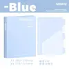 Cuaderno de Hojas Sueltas Antideslizante Brillante B5 Cuaderno de Alto Valor Estilo Ins Sencillo Estudiante Cubierta de Cuaderno de Hojas Sueltas