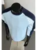 Colección Otoño 2026: Camiseta de algodón de cuello redondo extragrande estilo Hong Kong, tallas M-5X, HT261030 - Especial P25