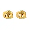 Moda Europeia e Americana Brincos Longos Irregulares Plissados Ear Cuff para Mulheres Luxo Leve Temperamento de Nicho Brincos de Agulha de Prata de Alta Qualidade Joias para Orelha