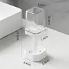 Portacepillos de Dientes Vertical para el Hogar Estante de Almacenamiento de Pasta de Dientes y Cepillo de Dientes Eléctrico para Dormitorio Taza para Cepillo de Dientes Organizador de Artículos de Baño