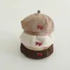 Tendencia de Moda Transfronteriza Boina Infantil Otoño Estilo Coreano Pequeño Corazón Sombrero de Calabaza para Bebé Sombrero Retro Literario Venta al por Mayor
