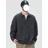 Suéter de punto de alta gama, elegante, abierto para hombre, perfecto para otoño e invierno, con un diseño moderno, holgado y casual que se puede combinar fácilmente con varios atuendos, creando un look relajado y sin esfuerzo.