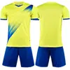 Uniformes de Fútbol al por Mayor para Niños/Adultos, Uniformes de Equipo de Entrenamiento de Competición, Ropa Deportiva, Playeras de Verano de Manga Corta con Estampado