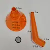 Embudo de Repostaje de Gran Diámetro Curvo Manos Libres con Filtro para Gasolina y Aceite de Motor para Coches y Motocicletas