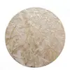Mantel individual de PVC hueco con bronceado, diseño de hoja de bambú, estilo chino, mantel individual decorativo para mesa de comedor, alfombrilla de PVC antideslizante y aislante del calor