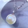 Accesorios de Perlas DIY Engaste Vacío de Plata de Ley S925 Colgante de Diseño en Forma de V a la Moda Sencillo Joyería Dulce Versátil