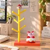Almacenamiento en forma de árbol dos en uno soporte para teléfono adorno sala de estar caricatura Kirby jugador moderno decoración del hogar regalo