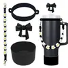 Botella de Agua Térmica Stanley Tapón Antipolvo Taza con Popote Tapa de Taza Correa de Mano Cordón para Botella de Agua Múltiples Estilos Versátiles Set