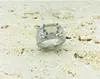 Anillo de papel de estaño brillante con textura de industria pesada, nuevo anillo personalizado para el dedo índice 2022, regalo 520