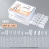 Esmalte Fosco Codificado, Esmalte para Unhas Vestível nas Mãos, 100 Caixas, Sem Gravação, Sem Marcas, Esmalte Completo