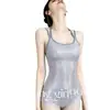 2026 Cayendo en el Río de Estrellas Body de Carreras para Mujer Sensación de Alta Gama Bikini Iridiscente Natación Complejo Turístico de Aguas Termales Pequeño