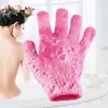 Toalha de banho para esfregar luvas para esfregar lama nas costas nylon banho esfregar luvas esfoliantes fortes logo