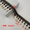 Nuevo Estilo Étnico Hecho a Mano Cadena de Encaje con Borla de Perlas DIY Accesorios para Ropa Zapatos y Sombreros Decoración de Cortinas Venta al por Mayor