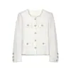 Cárdigan redondo estilo Chanel con lentejuelas, chaqueta para mujer para comercio transfronterizo, nuevo top de moda casual para otoño e invierno