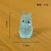 Adornos de Micro Paisaje Alpaca Luminosa Linda Resina para Hogar Escritorio Manualidad DIY Adornos Pequeños Decorativos Gama Alta