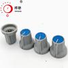 Yrfknob Perilla de Plástico 15*15 Bicolor Azul Blanco Rojo Blanco Negro Plástico Potencial Codificación Temporizador Interruptor Perilla
