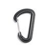 Llavero con hebilla en forma de D B28, ligero, táctico, para exteriores, montañismo, bolsa de montañismo, gancho rápido externo de acero y plástico.