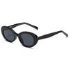 Lentes de sol de montura pequeña para mujer, montura ovalada, moda, lentes hipster, lentes de sol hip hop, gafas transfronterizas europeas y americanas al por mayor