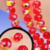 Cuentas Planas Premium de 4 mm, Cuentas de Rueda de Cristal de Colores, Cuentas Sueltas de Cristal, Materiales para Pulseras DIY, Accesorios para Ropa