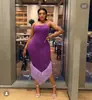 Vestido Sexy Assimétrico de Pena de Ombro Único Primavera e Verão Europeu e Americano Transfronteiriço Sexy Apertado para Mulheres