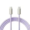 [Estoque Pronto de Fábrica] Cabo de Carregamento Rápido Trançado Liga de Zinco C-C Adequado para iPhone 17 e Celulares Huawei
