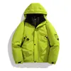 2026 Inverno Novo Masculino Solto com Capuz Outdoor Corta-vento Roupa de Trabalho Jaqueta de Algodão Tamanho Grande Moda Casual Jaqueta de Algodão Roupa Externa