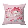 Venta Caliente Transfronteriza Serie Hellokity Lino Funda de Cojín para Sofá de Casa Dormitorio Almohada Impresión a una Cara