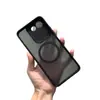 Adequado para Moto g 2025 Capa Magnética para Celular, Fosca Transparente Power 2025 Capa Protetora Anti-Queda de Cobertura Total