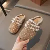 Pantuflas Birkenstock de niña estilo retro, con suela blanda, de lunares, modelo nuevo primavera y otoño 2026 para usar al aire libre, tipo slip-on, medias pantuflas con suela blanda