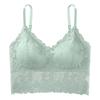Ropa interior delgada sexy de encaje en la espalda para mujer, prenda interior básica anti-exposición, transpirable, cómoda, top de tubo francés con tirantes envolventes en el pecho
