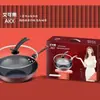 Elegante y Hermosa Sartén Antiadherente Estilo Ins para Uso Doméstico, Sartén Octagonal, Compatible con Estufas de Gas e Inducción, Hecha de Acero Inoxidable 304