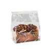 Bolsa para hornear tostadas, bolsa para pan de molde de 450 g, bolsa transparente para bagels de postre, bolsa autosellable con impresión