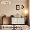 Tocador Estilo Francés Mediados de Siglo y Armario Integrados Dormitorio Moderno Mesita de Noche Sencilla 2025 Nuevo Tocador Retro