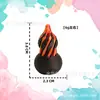 Juguete Modelo Impreso en 3D Popular Nuevo Transfronterizo Helado Espiral Mini Calabaza Cono Triangular Juguete de Empujar y Tirar