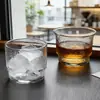 Vaso de Vidrio Simple de Boca Ancha, Se Puede Imprimir con Logo, Vaso para Whisky, Comúnmente Usado en Tiendas de Té con Leche, Vaso de Vidrio para Helados y Batidos