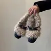 Versión de cuero suave ~ Zapatos de pelo de camelia estilo francés, punta fina, sin cordones, con forro de felpa y tacón oculto, bailarinas Mary Jane
