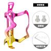 Portabotellas de aleación de aluminio para bicicleta, colorido, de una sola pieza, ligero y para montar en bicicleta