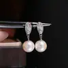 Acessórios DIY Prata Esterlina S925 Simples Versátil Base para Brinco de Pérola Acessórios para Base de Brinco Studs de Orelha Feitos à Mão Pingentes de Orelha Base de Prata 7-12