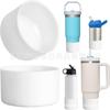 Para termo de agua Cubierta de taza Cubierta inferior de silicona para taza Base Cubierta protectora Olla espacial Almohadilla antideslizante Posavasos de silicona