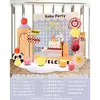 Uau Arranjo Personalizado de Primeiro Aniversário Decoração de Balões para Crianças Bebê Parede de Fundo Estilo Tagi Dopamina Placa KT