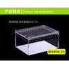 Caja de Alimentación Transparente para Reptiles NC Acrílico a Prueba de Agua Tapa Deslizante Rana Cornuda Serpiente Escorpión Shougong Araña Lagarto Caja de Alimentación