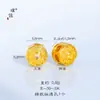 Accesorios de Oro Arena de Larga Conservación del Color Joyería DIY Oro Antiguo Oro Rosa Cuentas Espaciadoras Pequeñas Pulsera de Cuentas Sueltas Cuerda para Pulsera Trenzada con Cuentas
